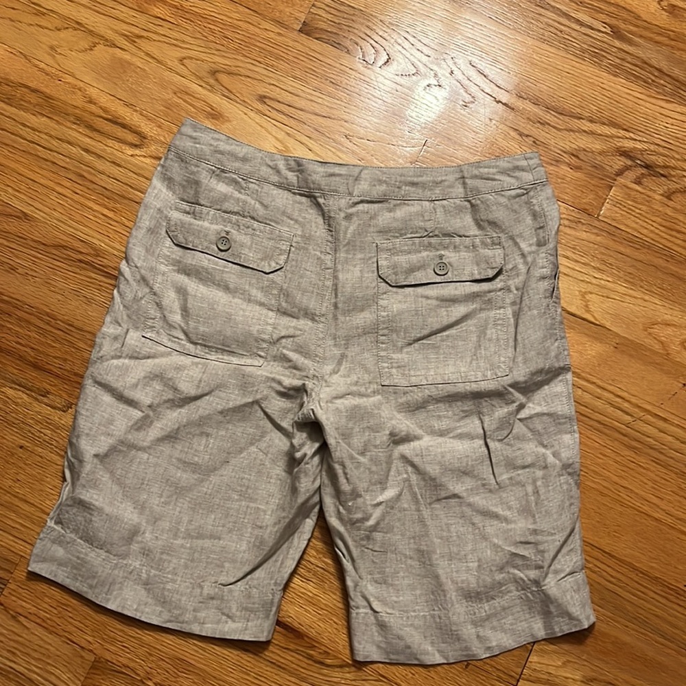 LizWear linen shorts- size L - Picture 3 of 8